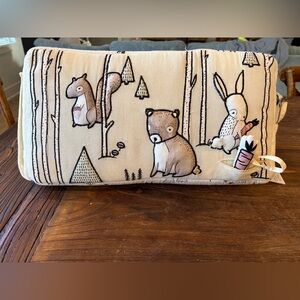 Crate & Barrel Woodland Animals Baby Activity Pillow